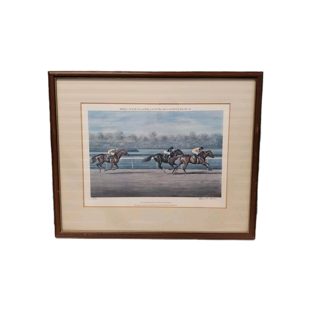 "Affirmed Defeating The‎ 1979 Classic Winners" by Richard Stone Reeves 474/ 750